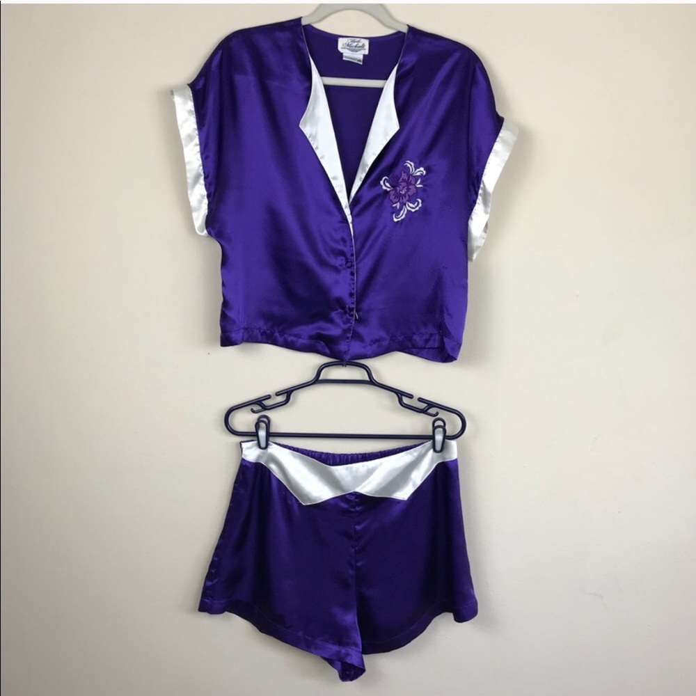 Vintage co ord short pajama set